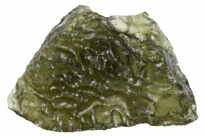 Green Moldavite Tektite ( g) - Czech Republic #300971